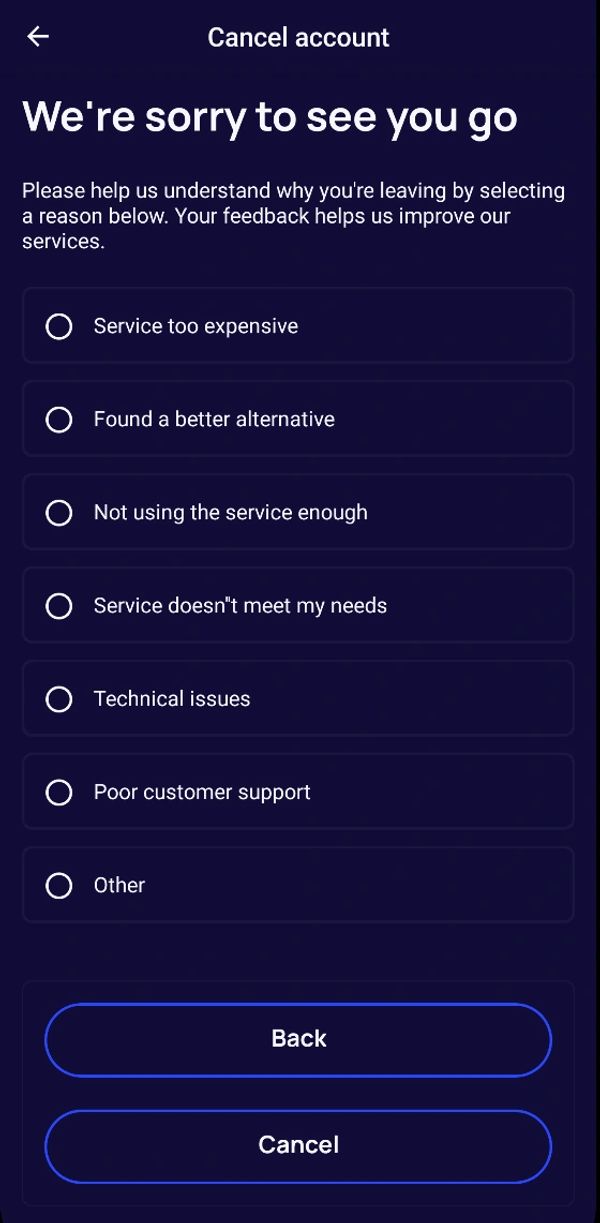 iTellyou subscription status
